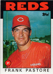 1986 Topps Baseball Cards      314     Frank Pastore